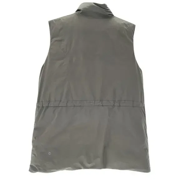 Lululemon Waterproof Brown Stretchseal Size 8 Vest - Picture 3 of 4
